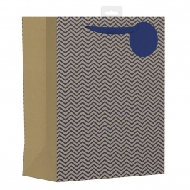 Kraft Chevron, Large Bags