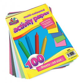 Artbox A4 Activity Paper - Assorted (Sheet of 100)