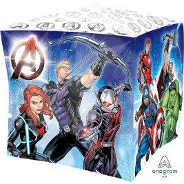 Avengers Cubez Foil Balloons 15" h x 15" w