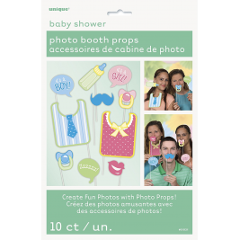Baby Shower Photo Booth Props (10pk)