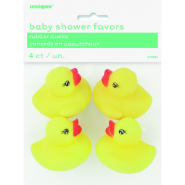 Baby Shower Rubber Ducks (4pk)