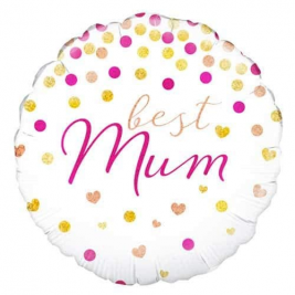 Best Mum Holographic 18 Inches Foil Balloon