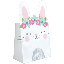 Birthday Bunny Paper Treat Bag