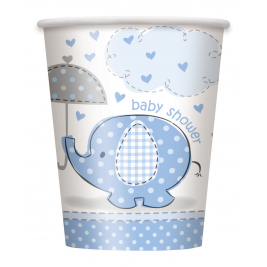 Blue Umbrellaphants Cups 9oz (8pk)