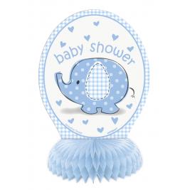 Blue Umbrellaphants Mini Honeycomb Decorations (3pk)