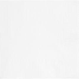 Bright White Luncheon Napkins (20pk)