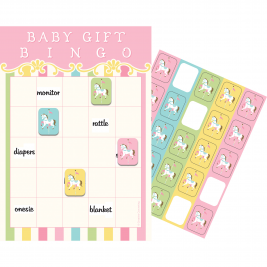 Carousel Game Bingo Pack of 10