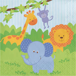 Celebrations Value Forest Friends 2 ply Lunch Napkins  Pack of 16