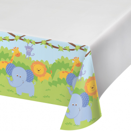 Celebrations Value Forest Friends Plastic Tablecover with Border Print