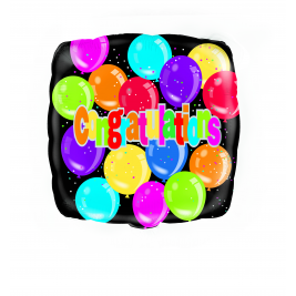 Congrats Square 18" Foil Balloon