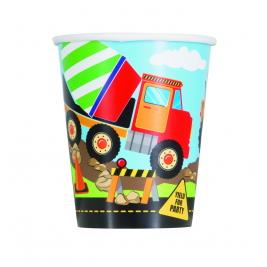 Construction party Cups 9oz (8pk)