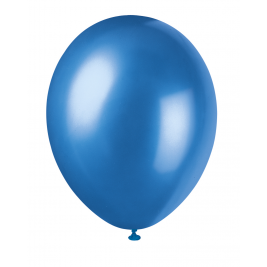 Cosmic Blue 12" Pearlised Latex Balloons (8pk)