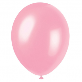 Crystal Pink 12" Premium Pearlised Balloons (50pk)
