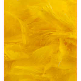 Eleganza Feathers Mixed sizes 3"-5" 50g bag Yellow No.11