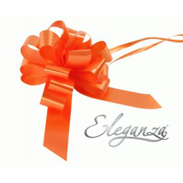 Eleganza Poly Pull Bows 30mm x 30pcs Orange No.04