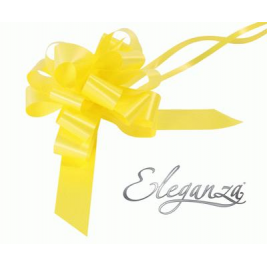 Eleganza Poly Pull Bows 30mm x 30pcs Yellow No.11