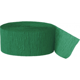 Emerald Green Crepe Streamers 81ft