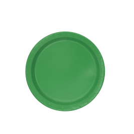 Emerald Green Round Plates 9" (16pk)