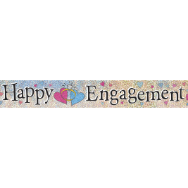 Engagement Prism Foil Banner 12ft