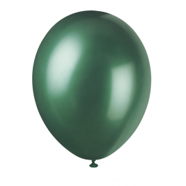 Ever Green 12" Pearlised Latex Balloons (8pk)