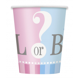 Gender Reveal Cups 9oz (8pk)