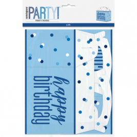 GLITZ BLUE Party Box Pack of 6