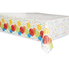 Glitzy Gold Foil Birthday Plastic Tablecover 54" x 84"