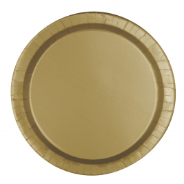 Gold Round Plates 9" (8pk)