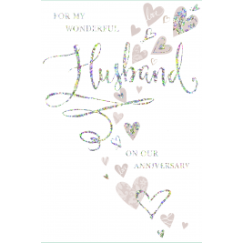 Husband Anniversary Cards (Sold in 6s)