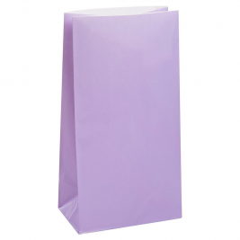 Lavender Paper Party Bags (12pk)