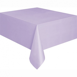 Lavender Plastic Tablecover 54" x 108"