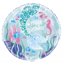 Mermaid 18" Foil Balloon