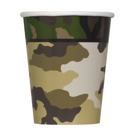 Military Camo Cups 9oz (8pk)