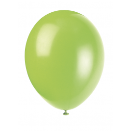 Neon Lime Green 12" Latex Balloons (10pk)