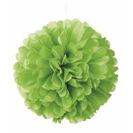 Neon Lime Green 16" Puff Decor