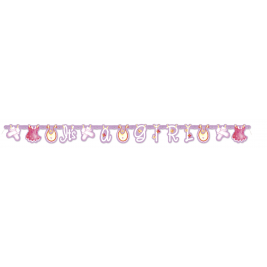 Pink Clothesline Jointed Banner