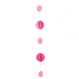 Pinks Circle Tissue Balloon Tail