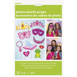 Princess Photo Booth Props (10pk)