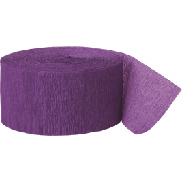 Purple Crepe Streamers 81ft