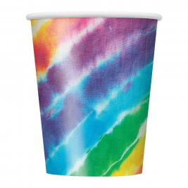 Rainbow Tie Dye Cups 9oz (8pk)