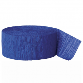 Royal Blue Crepe Streamers 81ft