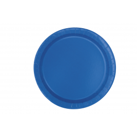 Royal Blue Round Plates 7" (20pk)