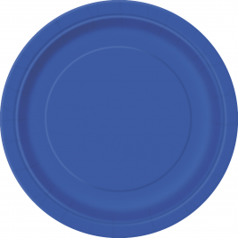 Royal Blue Round Plates 7" (8pk)