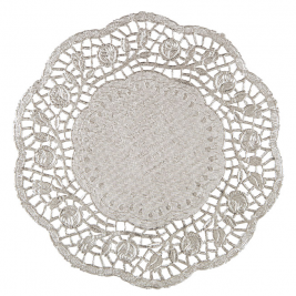 Silver Foil Doilies (4pk)