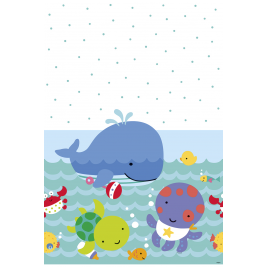 Under The Sea Pals Plastic Tablecover 54" x 84"