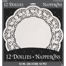 White Doilies 12" (12pk)