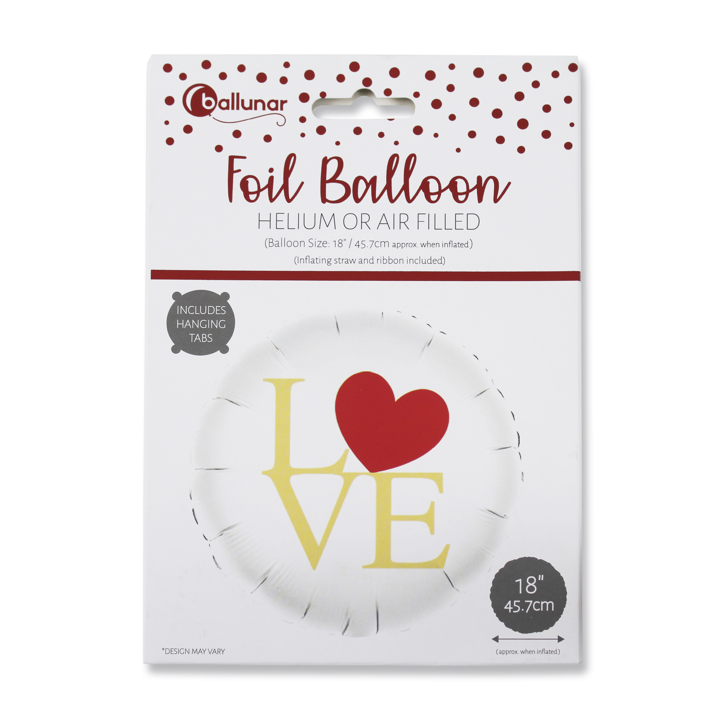 Love Round Foil Balloon