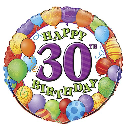 30th Birthday Balloons 18" Foil Balloon