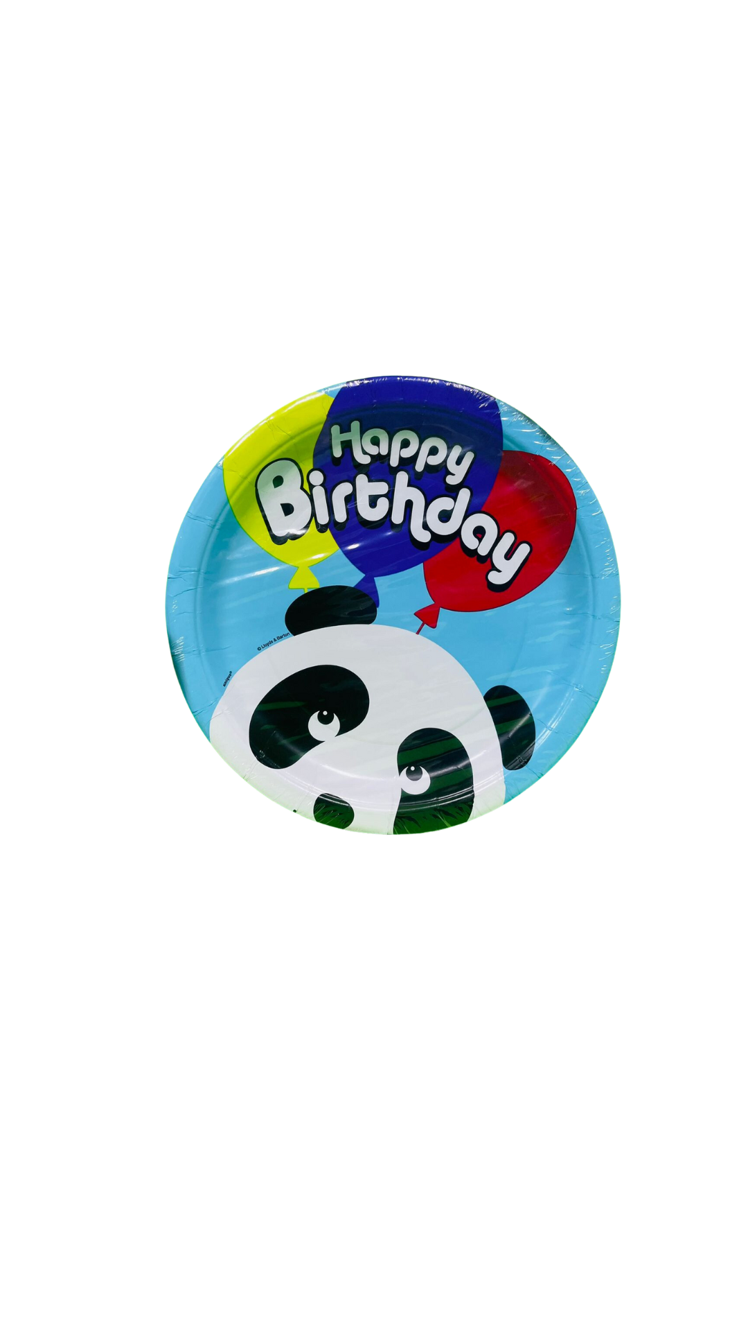 Birthday Panda 9 Inch Party Plates 8ct