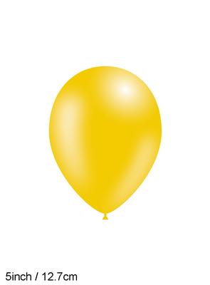 5" Goldenrod Balloons 100pcs